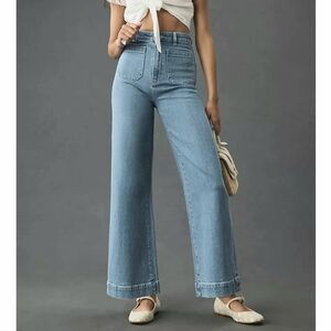 ROLLA'S Sky Blue Wide Leg Jeans